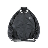 Varsity Jacket for Men Baseball Jackets Men's Spring and Autumn Hip Hop Fashion Letter Print Stand Collar Baseball Uniform plus Size Coat