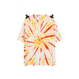 Men's Summer Loose Short Sleeves plus Size Retro Sports Top T-shirt Men's Top