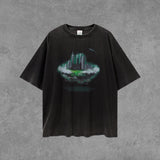 Men's Spring/Summer plus Size Camouflage Retro Sports Casual Short-Sleeved Top Vest T-shirt Men's Men Top