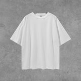 Men's Spring and Summer Short Sleeves Retro Large Size Loose Sports Vest Top T-shirt Men Men Top