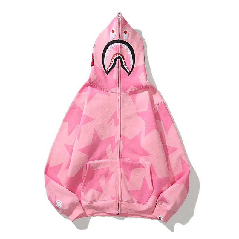 A Ape Print Hoodie Sweater Coat Hoodie Male and Female Couples Wear