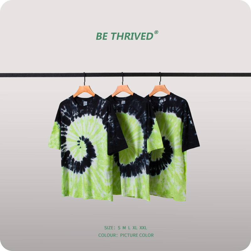 Men's Spring and Summer Vest Large Size Loose Retro Sports Casual Top T-shirt with Short Sleeves Male Infmen Top