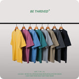 Men's Spring/Summer plus Size Loose Top Retro Sports Short-Sleeved T-shirt Suit Men Top