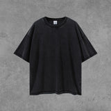 Men's Summer New Patchwork Loose Short-Sleeved Top Sports Casual Retro T-shirt Men's Men's Top