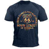 Man T Shirt round Neck Loose Print
