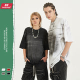 Men's Spring and Summer Short Sleeve plus Size Loose Top Sports Casual Vest T-shirt Men's Top