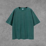 Men's Summer plus Size Vest Retro Sports Casual Top Loose Short-Sleeved T-shirt Men's Men's Top