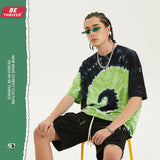 Men's Spring and Summer Vest Large Size Loose Retro Sports Casual Top T-shirt with Short Sleeves Male Infmen Top