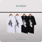 Men's Summer Short Sleeve Large Size Retro Sports Casual Top Loose T-shirt Men's Men's Top