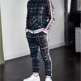 Men Tracksuit Set Jogging Suits Men's Suit Autumn Leisure Men's plus Size Sportswear Two-Piece Suit
