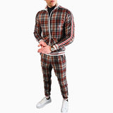 Men Tracksuit Set Jogging Suits Men's Suit Autumn Leisure Men's plus Size Sportswear Two-Piece Suit