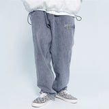Jeans Men's plus Size Exercise Pants Ancient Water Loose Straight Casual Trousers Men Jeans