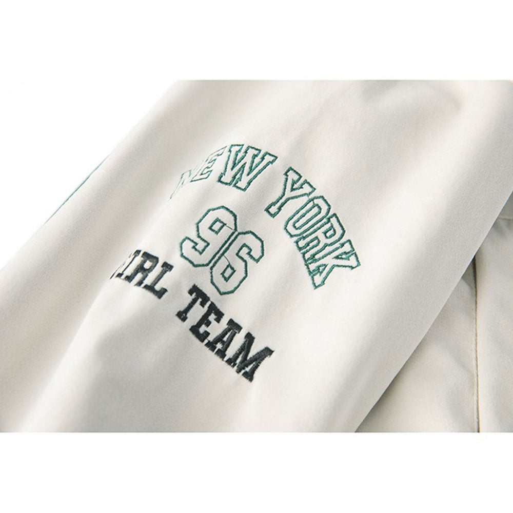 Varsity Jacket for Men Baseball Jackets Men's Spring and Autumn Letters Stand Collar Baseball Uniform Baggy Coat