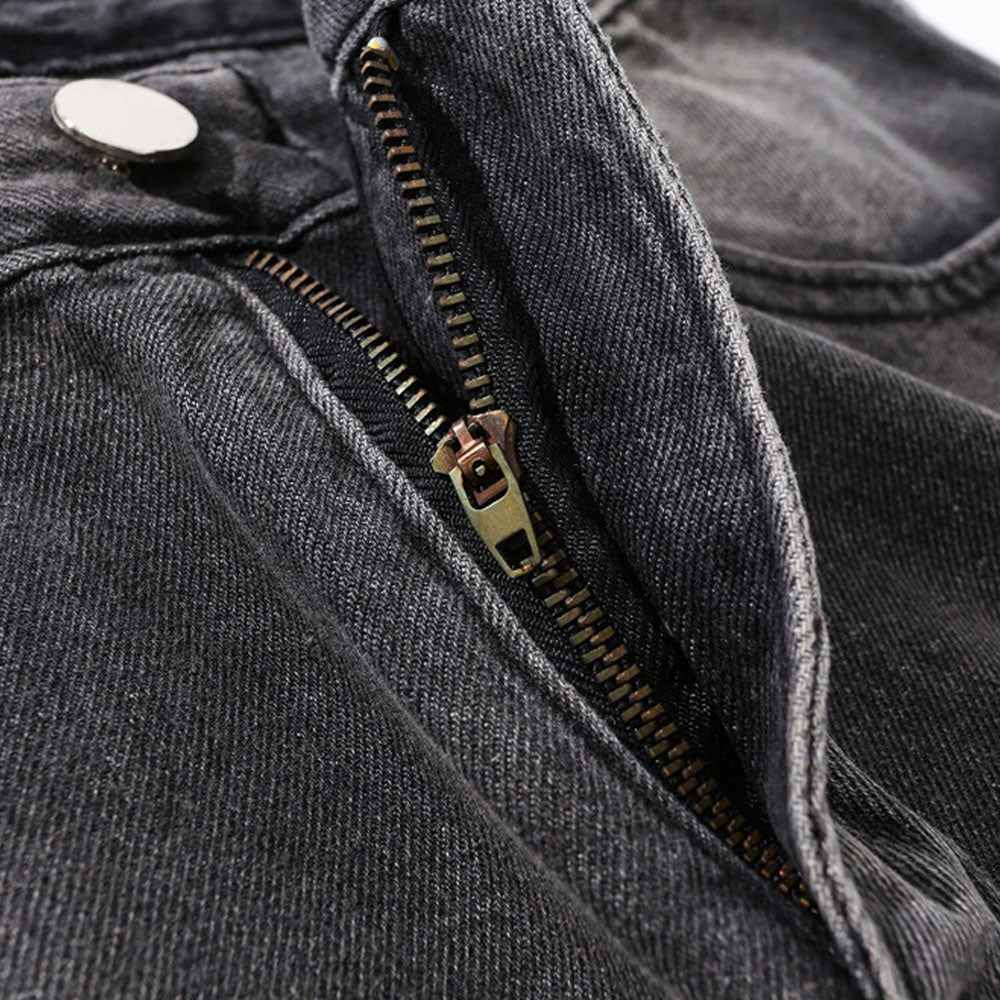 Jeans Men's plus Size Retro Sports Trousers Baggy Straight Trousers Casual Trousers Men Jeans