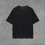 Men's Retro T-shirt High Street plus Size Loose Sports and Leisure Short Sleeve Infmen Top