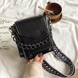 Shoulder Bag Fashion Wide Strap Crossbody Bag