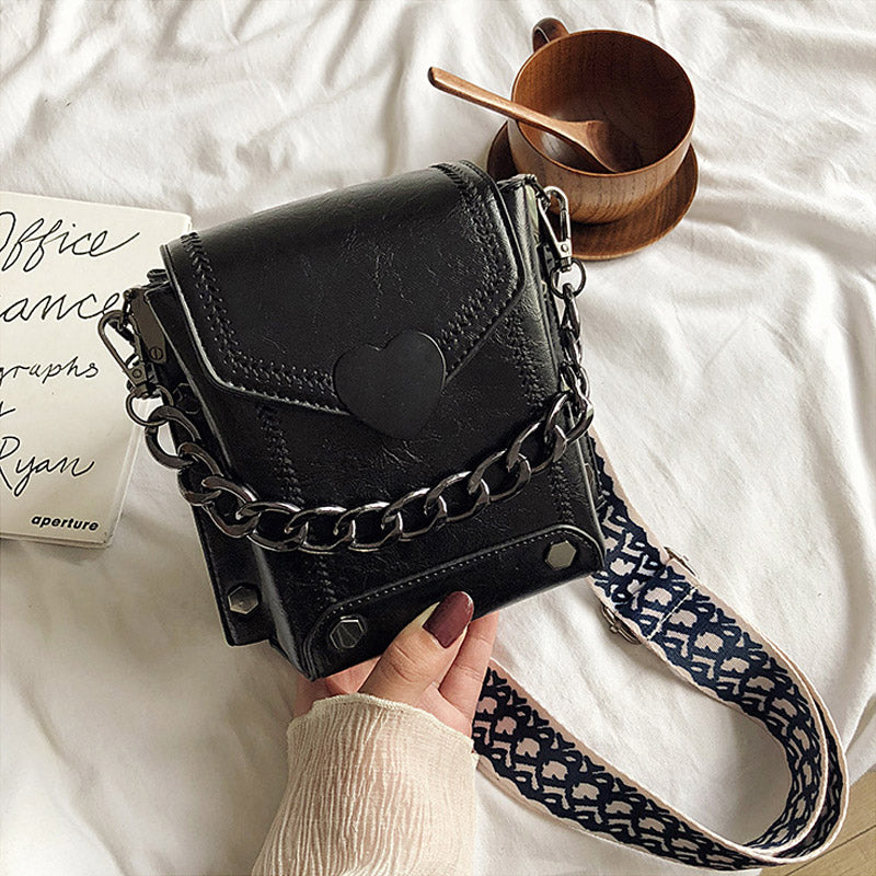 Shoulder Bag Fashion Wide Strap Crossbody Bag
