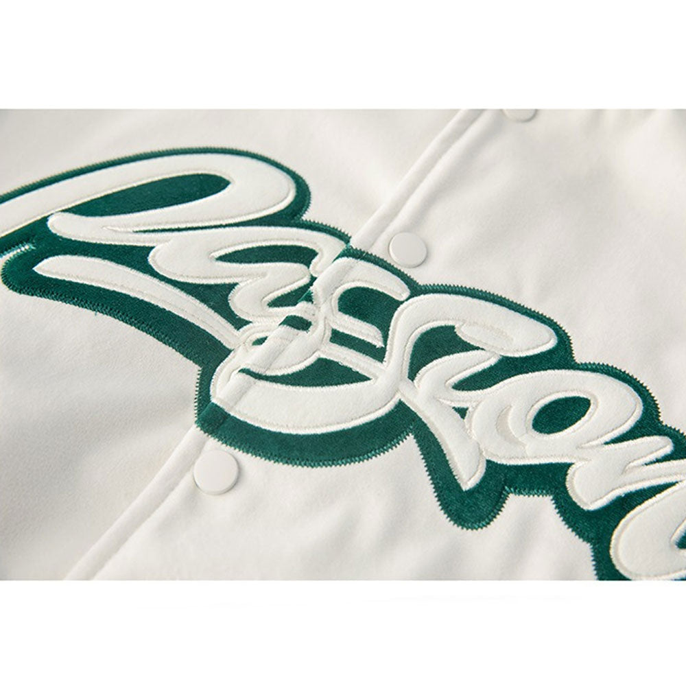 Varsity Jacket for Men Baseball Jackets Men's Spring and Autumn Letters Stand Collar Baseball Uniform Baggy Coat