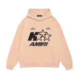 Amiri hoodie spotted five-pointed star print