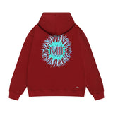 Amiri hoodie colorful sun print