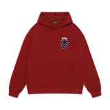Amiri hoodie patchwork color snake print