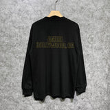Amiri long sleeve shirts oil painting flying eagle printing