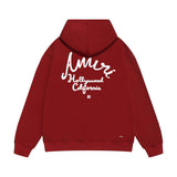 Amiri hoodie california hollywood letterprinting