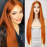 Women's Wigs Long Straight Hair Small Lace Wig Lace Chemical Fiber Lace Headgear Lace Wigs