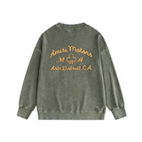 Amiri washed sweatshirt MV printed washed old