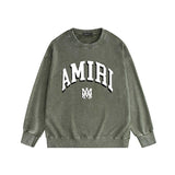 Amiri washed sweatshirt spider projection print washed old