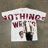 Street Unisex T-shirt “NOTHING WRONG,DIE ALONE"