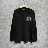 Amiri long sleeve shirts bone crack star printing