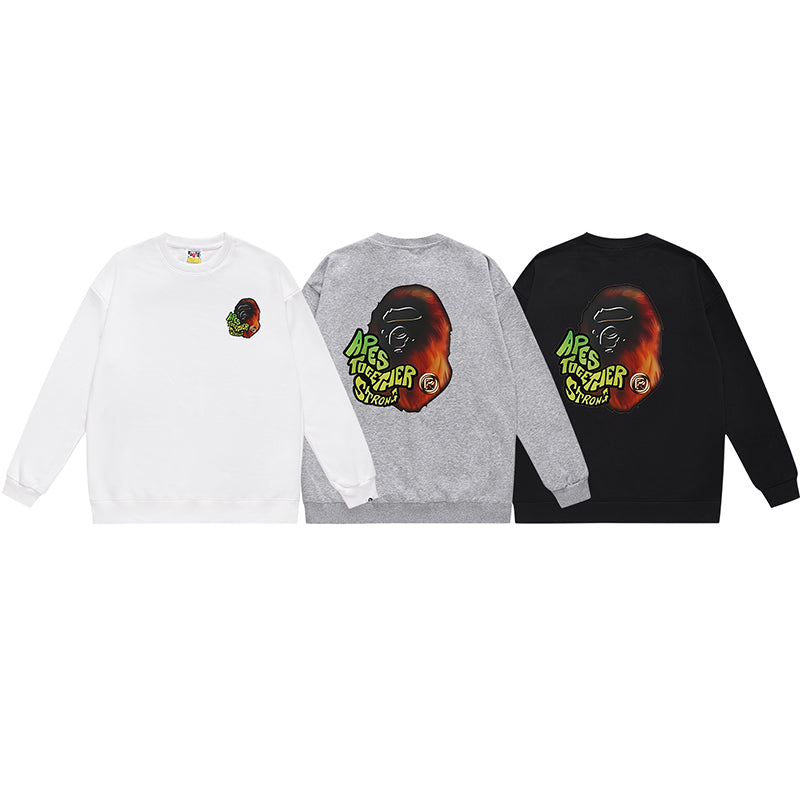 Bathing ape Crew neck sweatshirt