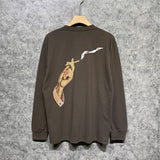Amiri long sleeve shirts smoke print