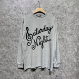 Amiri long sleeve shirts oblique art word printing