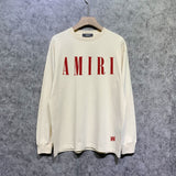 Amiri long sleeve shirts classic letter spider print