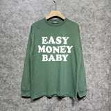 Amiri long sleeve shirts fat letter printing