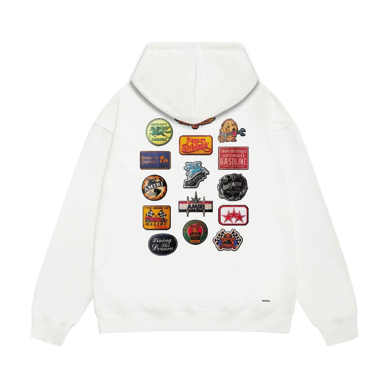 Amiri hoodie multi-chapter printing