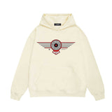Amiri hoodie flying eagle wings patch printing