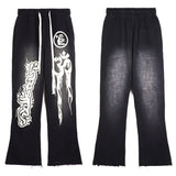 Hellstar Hoodie & Pants Vintage Washed Old Hooded Sweater Hoodie