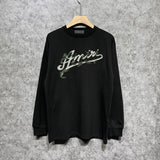 Amiri long sleeve shirts ye manletterprinting