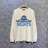 Amiri long sleeve shirts earth letter printing