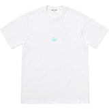 Mens T-shirts 21FW Sticker Tee Box Sticker Print Crew Neck Short Sleeve T-Shirt