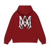 Amiri hoodie mottled spider print
