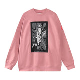 C.e sweatshirt early spring c.e abstract cartoon patch pullover round neck sweatshirt one piece wholesale