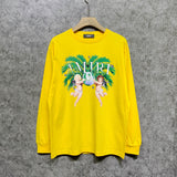 Amiri long sleeve shirts angel twin print