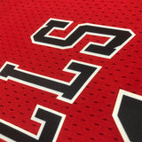 NBA jerseys women's navel retro jersey: bulls, red 91, rodman