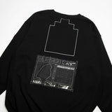 C.e hoodie autumn winter c.e patch color block terry hooded sweatshirt