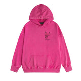 Amiri washed hoodie letter sign distressed printing