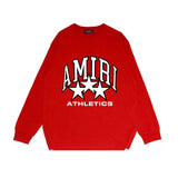 Amiri long sleeve shirts stroke five-pointed star printing